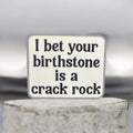 Crack Rock Sticker