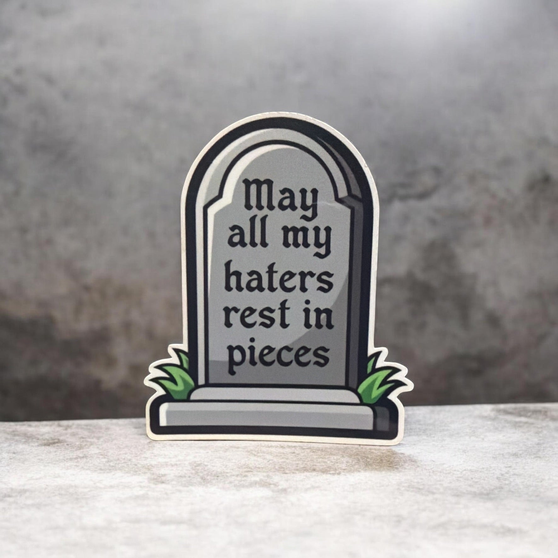 Rest in Pieces Sticker