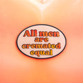 Men Are Cremated Equal Sticker